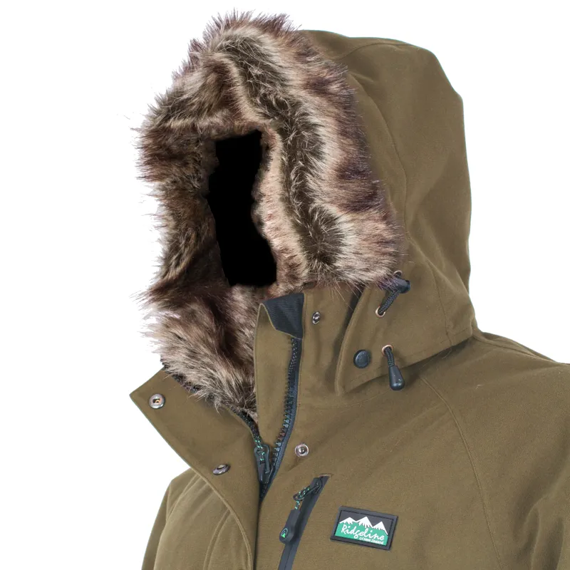 Ridgeline Ladies Monsoon Arctic Smock in Teak-1